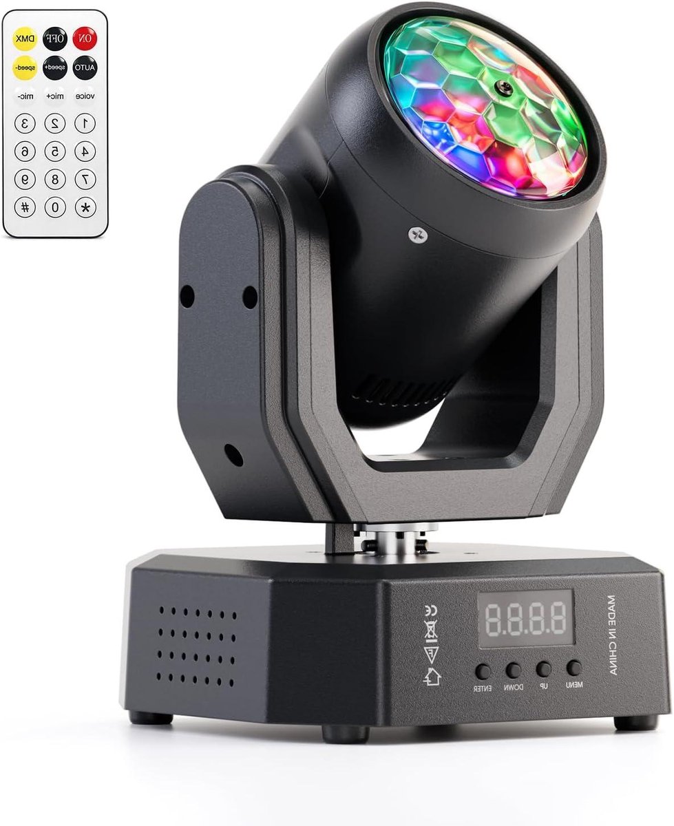 LED Verlichting - Spotlight Effect - Feestverlichting Maken - DMX Sturing - 30W - RGW