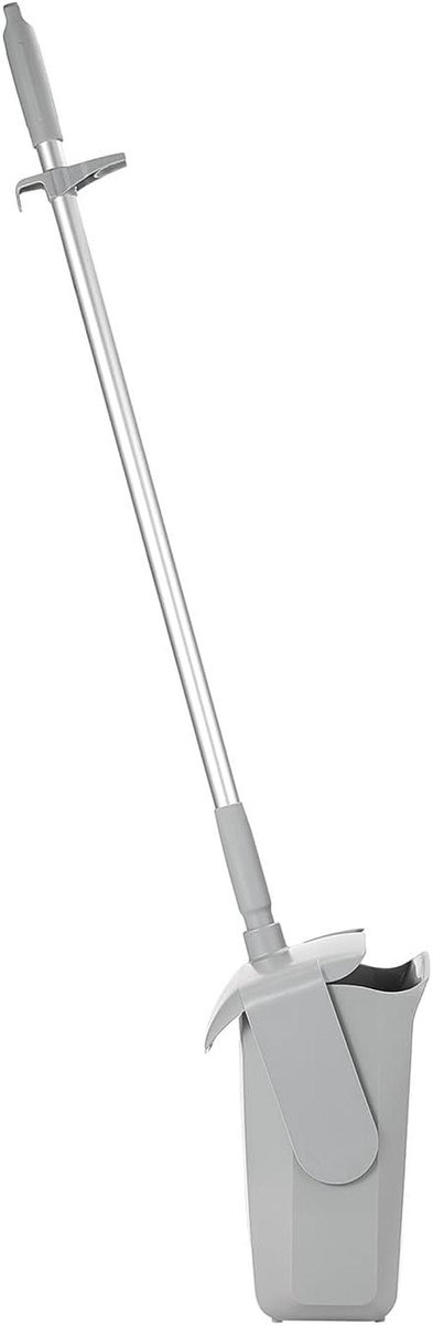 Veegschep met steel - Stoffer en blik - Snel opruimen - Sluit goed aan - 350 mm breed - Zwart — afbeelding 4
