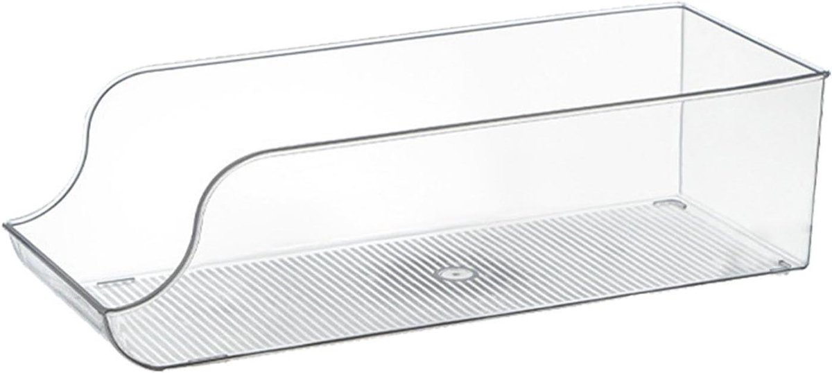 Koelkast Organizer Bakken - Voedsel Opslag - Keuken Ordenen - Veilig PET Materiaal - 38 cm Diameter - Transparant