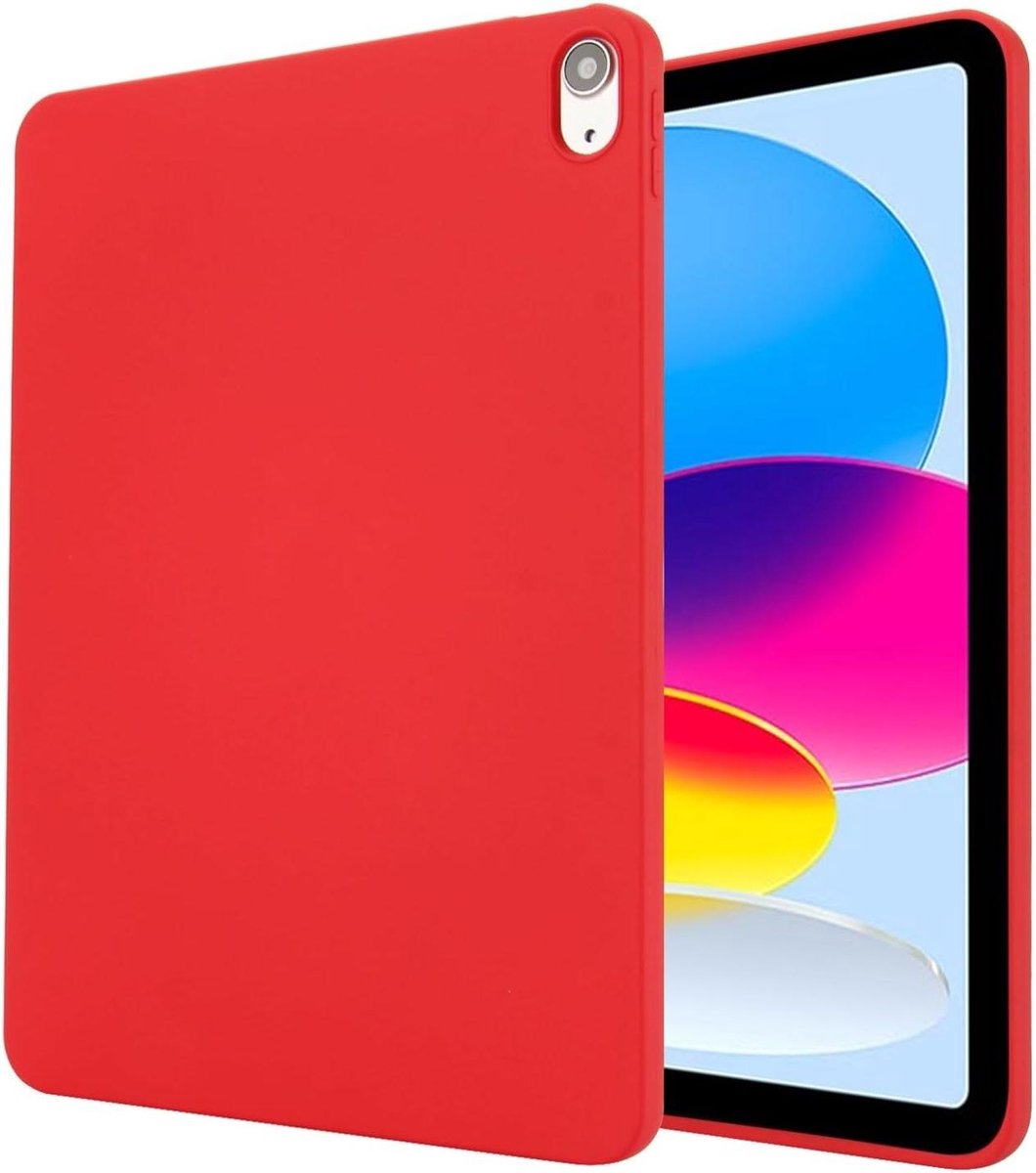 Tablethoes - Beschermhoes Flexibel - Tablet Beschermen - Ultradun Ontwerp - 11 Inch - Rood