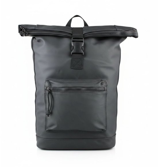 Fana Bags Fietstas en Rugtas in één met Laptopvak Zwart - Werktas/Rugzak van Fana Bags — afbeelding 2