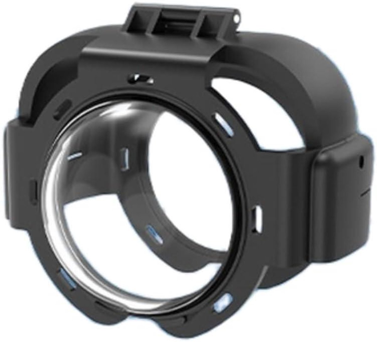 Lenskappen - Lensbeschermers - Camera Beschermen - Gehard Glas - 5 x 5 x 5 cm - Zwart