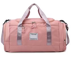 KZQ Sport- En Gymnastiek Tas Voor Dames Met Waterdicht Vak En Schoenenvak - Kleine Reistas Voor Weekend En Handbagage - Donkerblauw