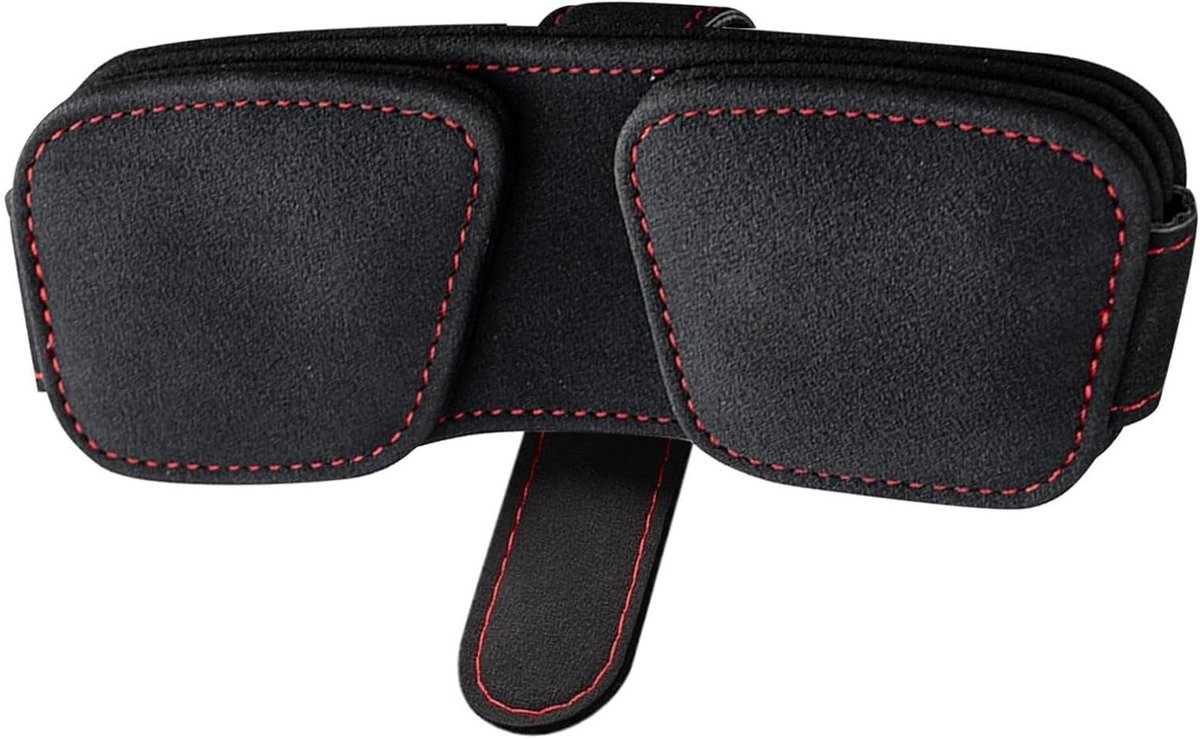 Bril Houder - Auto Organizer - Veilig Opbergen - Magnetische Sluiting - 15x5.5x2cm - Zwart