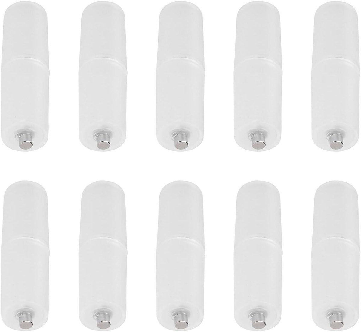 Batterij Adapter - Converter Houder - Apparaten Gebruiken - Stabiele Verbinding - 10 Stuks - Transparant