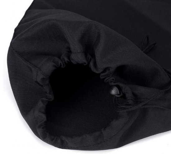 Opbergtas - Opbergtas voor bladblazer - Oxford doek - Universele - Waterdichte - Bladblazer bladzuiger opvangzak - Bladblazer vacuümzak - Met rits aan de onderkant en trekkoord - Voor gebruik buitenshuis - Geschikt voor bladblazers - 44*60 cm - Zwart — afbeelding 3