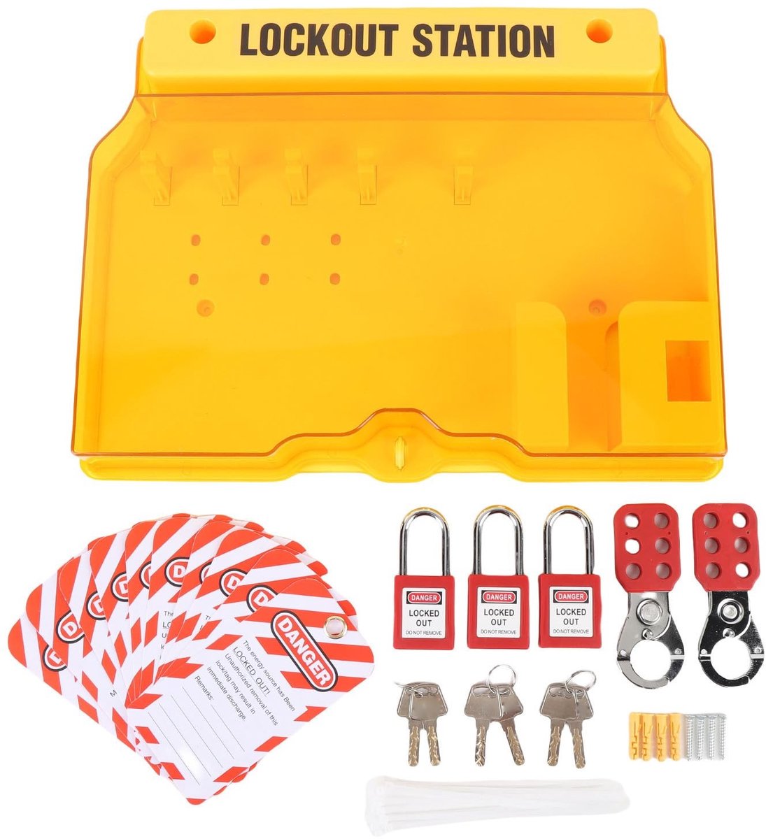 Dailygoods - Lockout-Tagout Station met Veiligheidslot Kit
