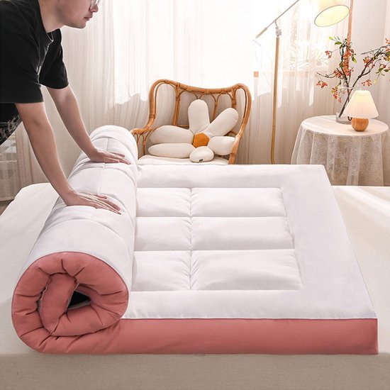 Opvouwbaar Matras - Slaapmat Topper - Logeerbed Comfort - Extra Dik Ontwerp - 90x200 cm - Zwart — afbeelding 3