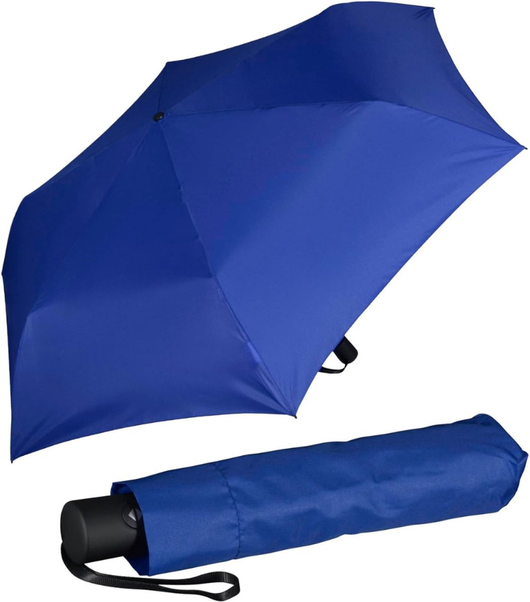 Zakparaplu met Automatisch Open - 95 cm - 6 Ribs - Mini Paraplu - Reisparaplu Klein - Compacte Paraplu - Opvouwbaar - Windbestendig - Lichtgewicht - Oceaanblauw - van Imperatoris