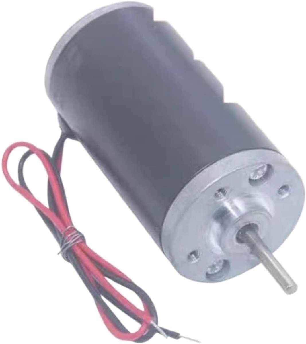 Elektromotor - Hoge Snelheid Motor - Apparaat Aandrijving - Geluidsarme Metalen Motor - 12V 24V - Zilver