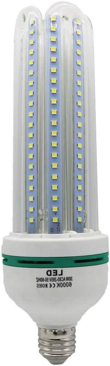 Ledlamp E27 - Standaard Lamp - Ruimte Verlichten - Energiebesparend - 30 Watt - Koud Wit