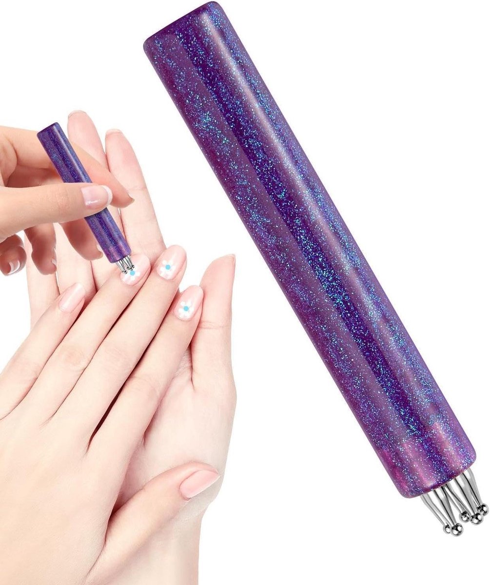 Bloem Nagel Pen - Manicure Tool - Nagel Design - Vijf-blad Bloem - 6.6 cm - Niet gespecificeerd
