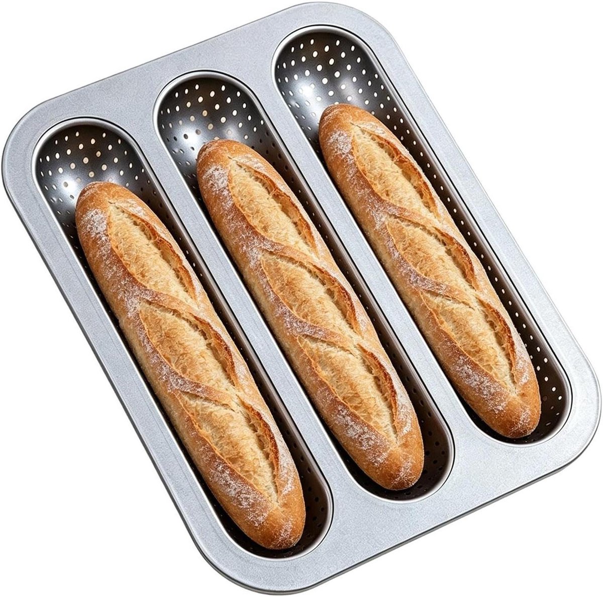 Broodbakplaten voor Huisgemaakt Brood en Stokbrood Een Zelfgemaakt werpig Broodje Bakvorm Brood Bakblik voor Thuis Ontbijt Keuken Restaurants Appartementen en Commerciële Ovens en