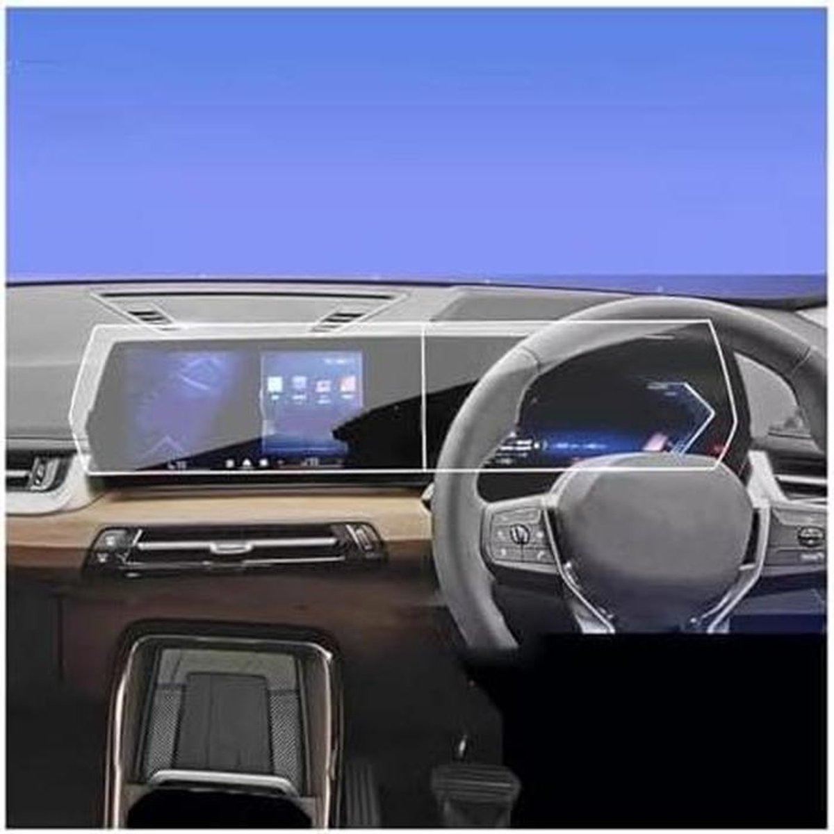 Navigatie Screen Protector - Glasfolie - Scherm Beschermen - Anti-kras - Normaal - Transparant
