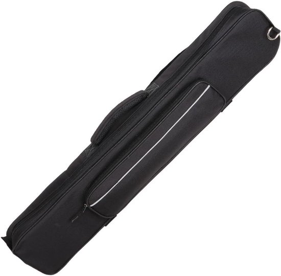 Biljartkeu Tas - Pooltas Keudrager - Biljart Accessoires - Met Vakken - 83 cm - Zwart — afbeelding 4