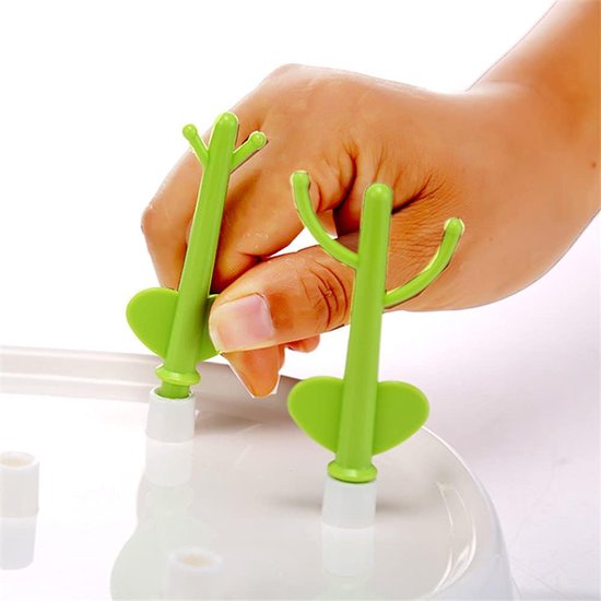 Fles Droogrek - Baby Organizer - Baby Spullen - Opvouwbaar Ontwerp - Compact Formaat - Roze — afbeelding 2