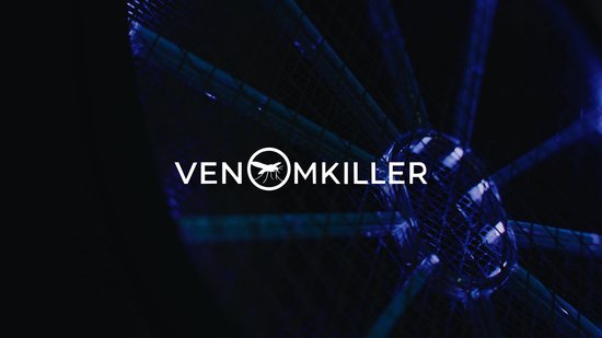 VENOMKILLER Elektrische Vliegenmepper 2-in-1 – Muggenlamp – Muggenvanger - USB Oplaadbaar – 3800V – UV Insectenlamp - Vliegenvanger - Met Display