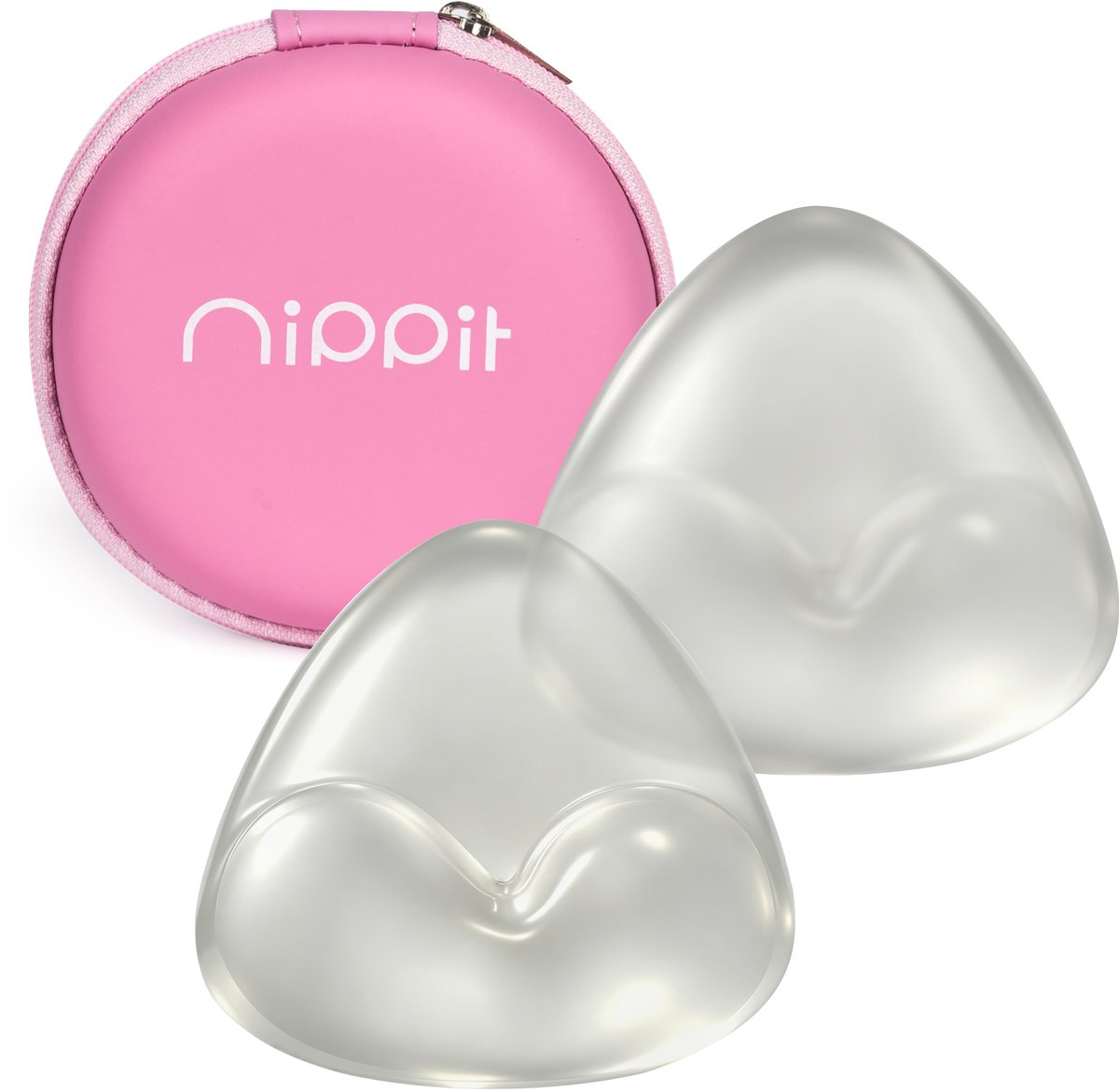 Nippit Siliconen Push Up Pads Transparant - Bh Vulling & Bikini Vulling - Herbruikbare Push Up Pads - Waterproof - 2 Stuks