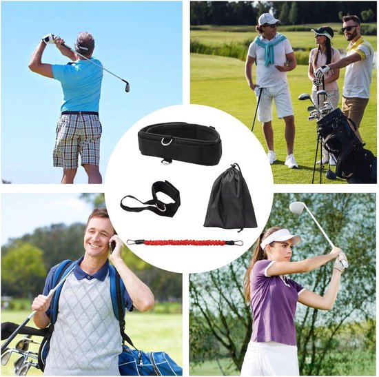 Golfswinghulp - Golf Trainingshulp - Swing Verbeteren - Verstelbare Riem - 97-123cm Riem - Niet gespecificeerd — afbeelding 4