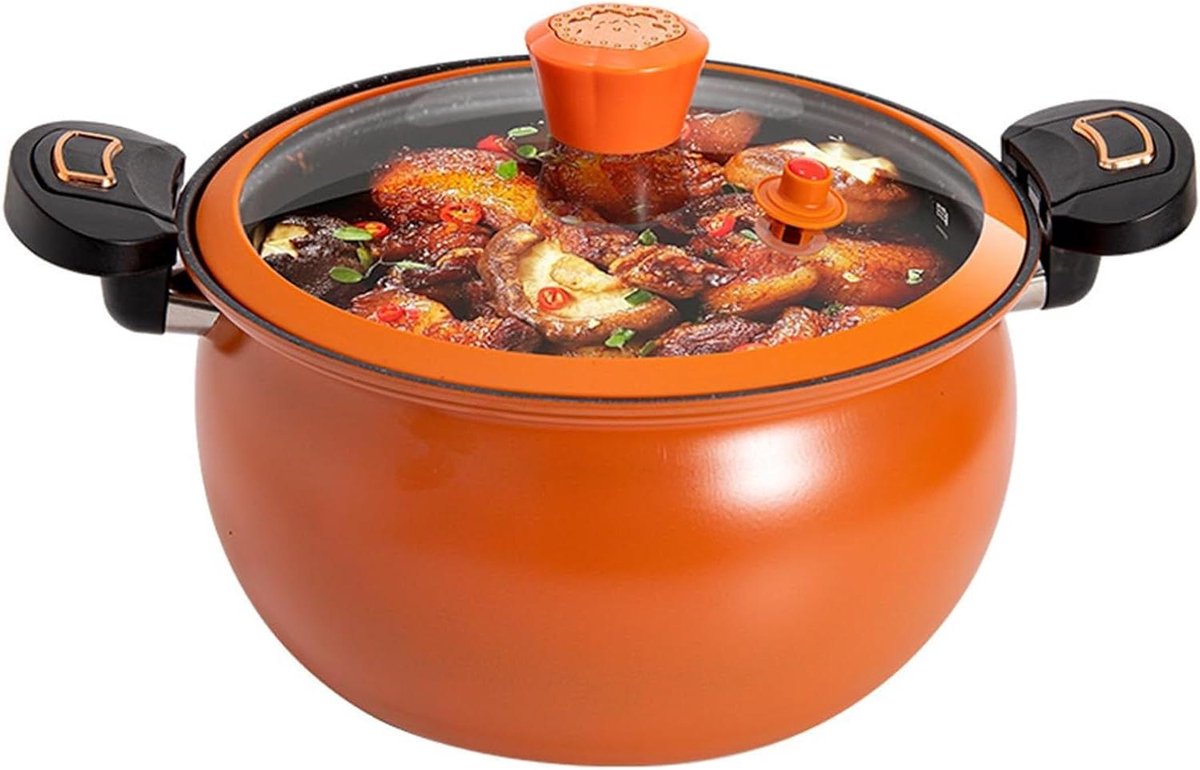 Snelkookpan - Kookpot - Thuis Koken - Antiaanbaklaag - 375x26x20cm - Zilver