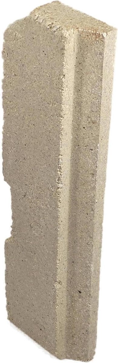 Vervangend onderdeel kachel - Vuurvaste steen - Kachel reparatie - Origineel onderdeel - 320x88x32mm - Beige zwart