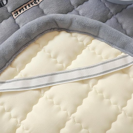 Japanse futonmatras - Opvouwbare slaapmat - Logeerbed comfort - Extra dik gewatteerd - 135 x 200 cm - B — afbeelding 2