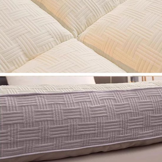 Opvouwbare Matras - Vloerbed Gastenbed - Comfortabel Slapen - Extra Vulling Laag - 120 x 200 cm - Grijs — afbeelding 4