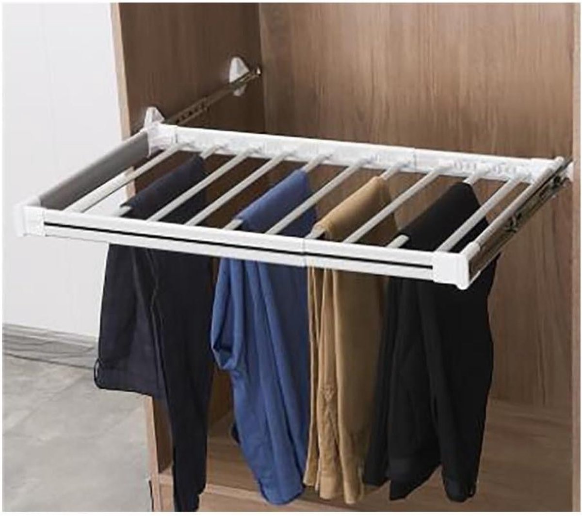 Verstelbaar broekrek - Kledinghanger kast - Garderobe organiseren - Ruimtebesparend ontwer