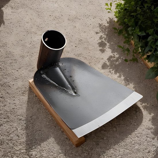 Tuin Schoffel - Onkruidverwijderaar - Bodem Losmaken - Mangaanstaal - 8 x 14 x 8 cm - A — afbeelding 2