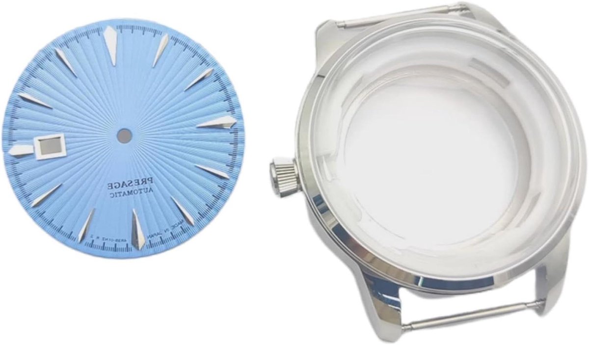 Horloge Kast - Uurwerk Behuizing - Horloge Reparatie - Roestvrij Staal - 40 mm Diameter - Zilverkleurig