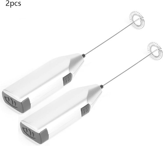 Elektrische Mixer - Handmixer Keuken - Koffie Melk Eieren - Ergonomisch Handvat - 20 cm - Zilver — afbeelding 4