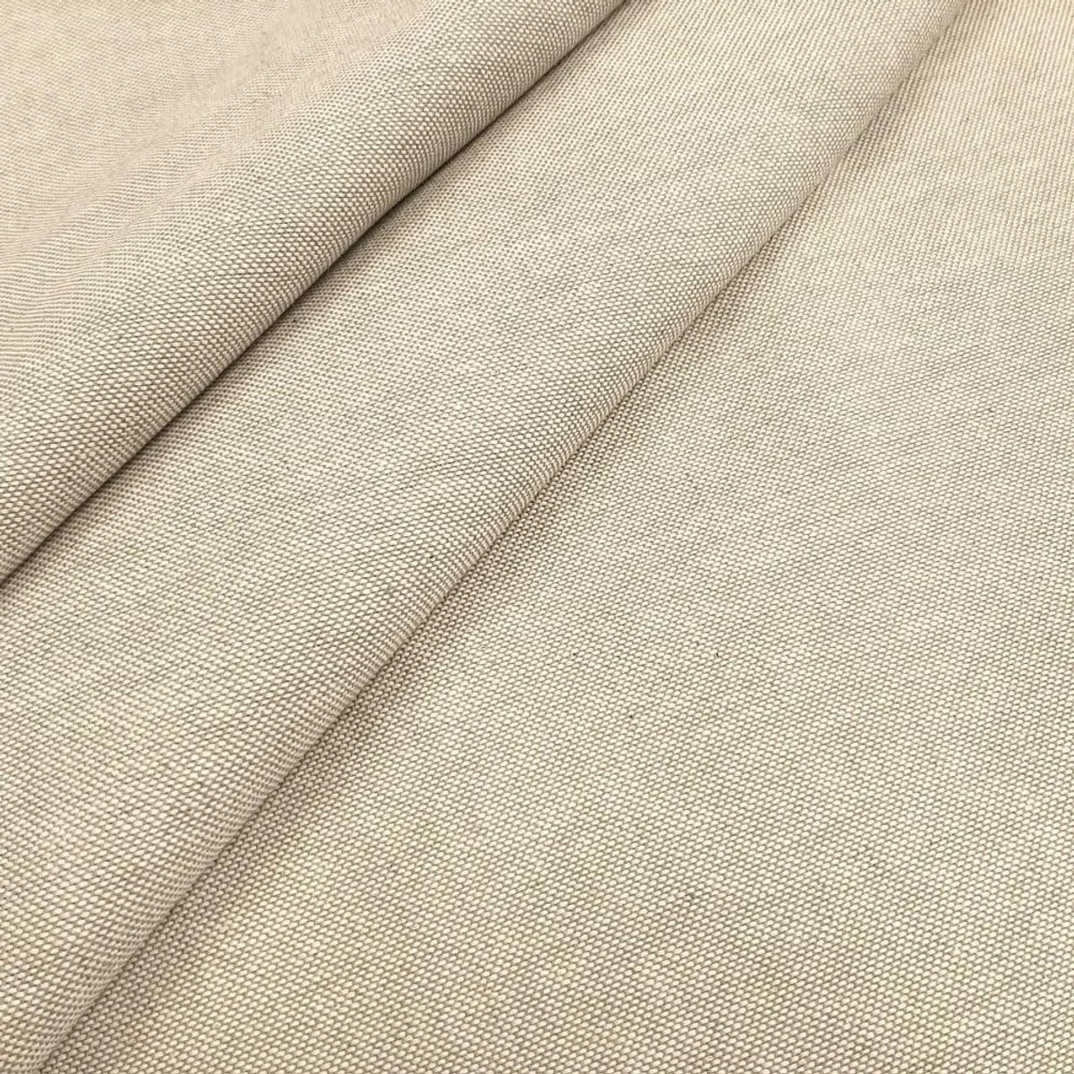 Linnen Katoen Stof - Meubelstof Gordijnstof - Textiel Creëren - Extra Breed 280cm - Per Meter - Naturel