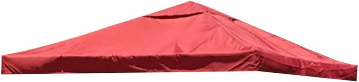 Tentdak Vervanging - Luifel Deksel - Buiten Ontvangen - Waterdicht Polyester - 3 x 3 m - Bordeauxrood