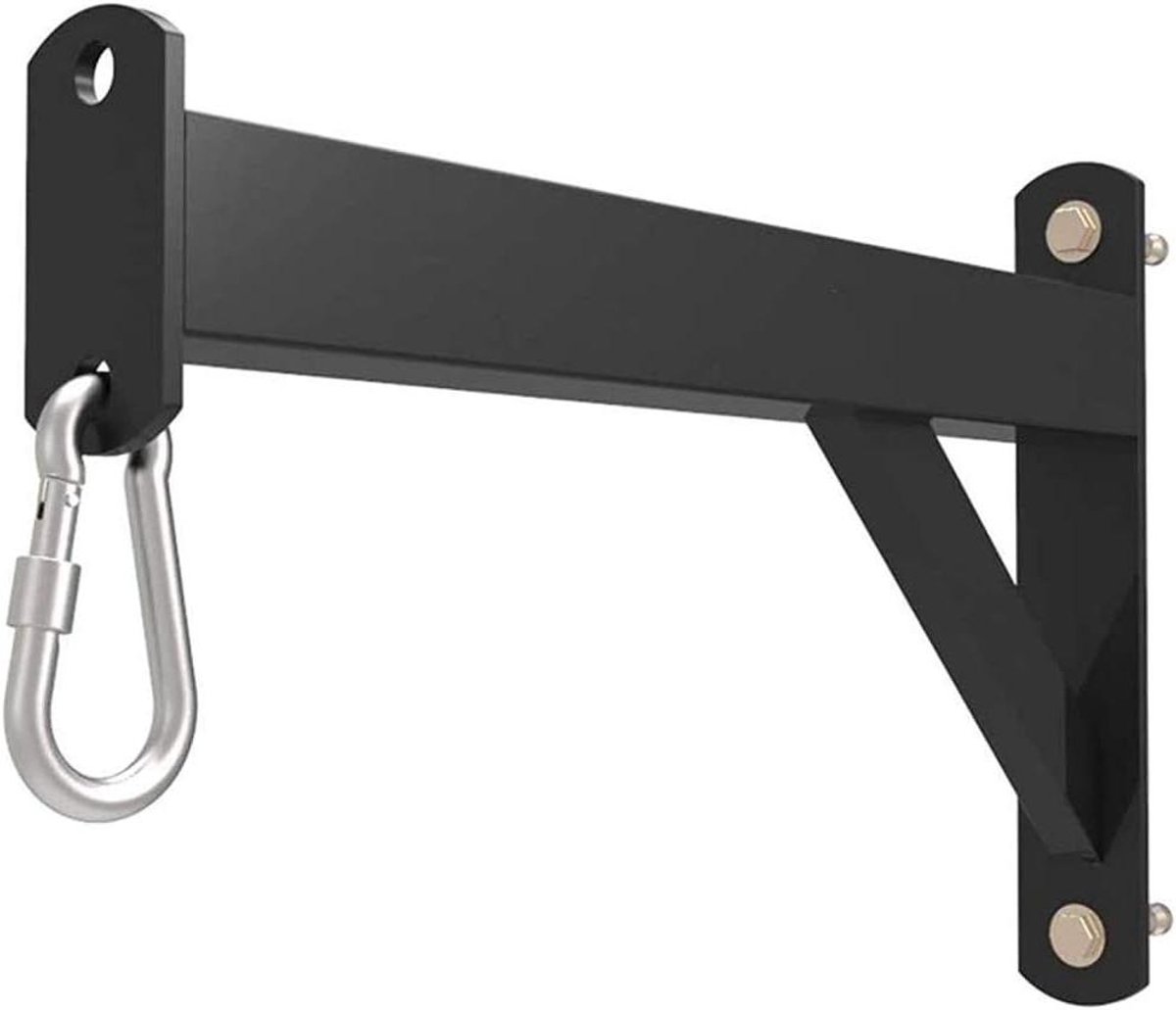 Fitness Muurbeugel - Bokszak Houder - Indoor Gym - Stabiele Staalconstructie - 200 kg Belasting - Zwart