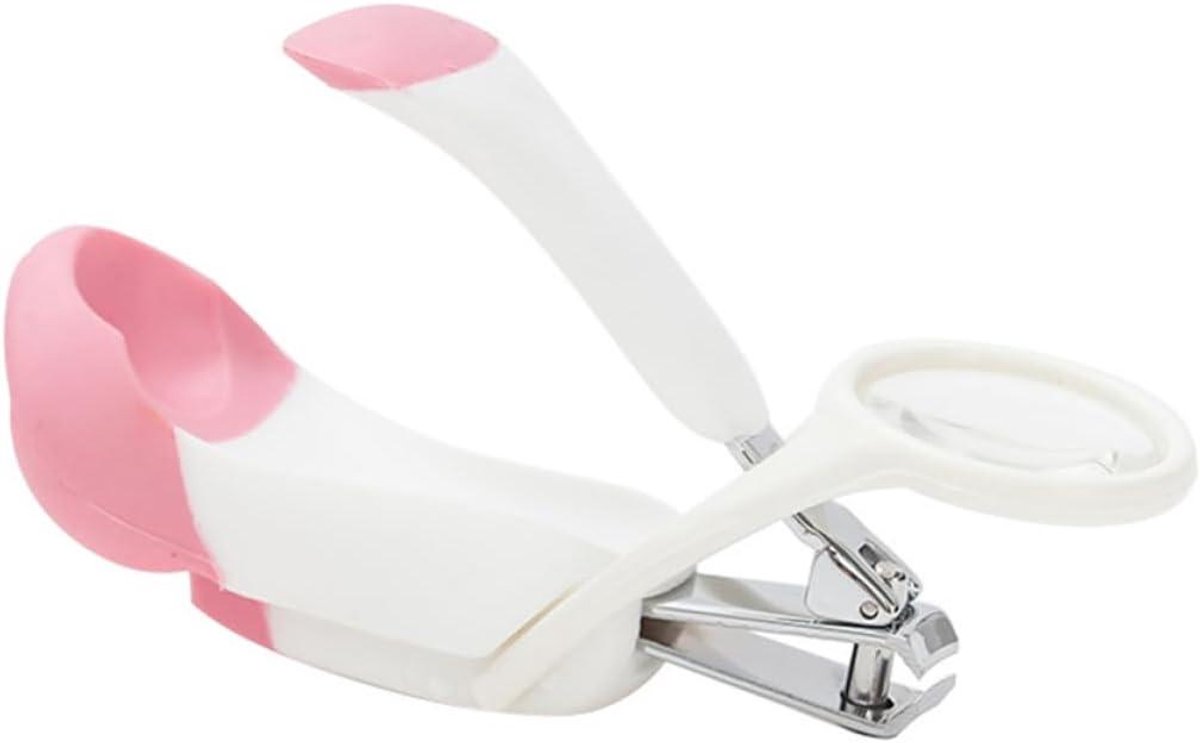 Baby Nagelknipper - Babyverzorgingstool - Nagels Knippen - Met Vergrootglas - 75 cm - Roze