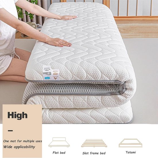 Opvouwbare Matras - Vloerbed - Logeren - Ergonomisch ontwerp - 150x200cm - 01 — afbeelding 3