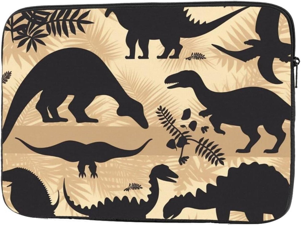 Laptop Sleeve - Draagtas Notebook - Veilige Opslag - Waterafstotend Materiaal - 17 inch - Zwart