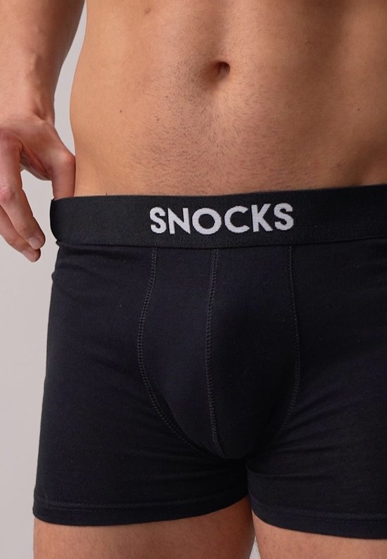 SNOCKS Boxershorts Heren, 6-pack Onderbroeken, Biologisch Katoen, Comfortabel, Naadloos & Zonder Kriebelend Label