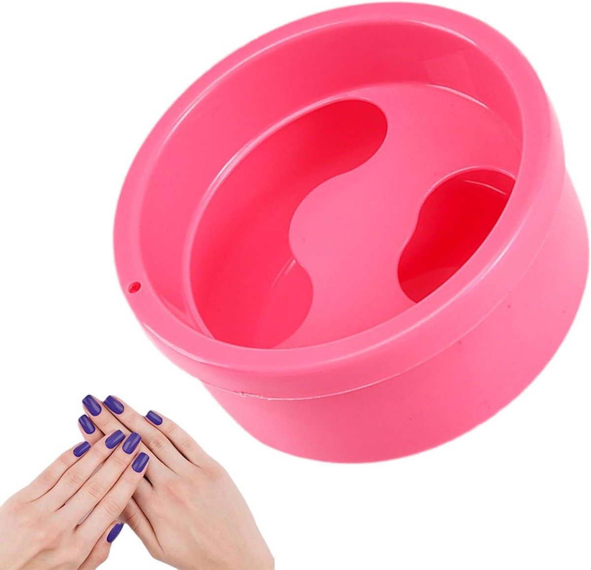 Nagelverzorging Hulpmiddel - Handsteun Manicure - Nagels Modelleren - Duurzaam ABS Materiaal - 24 x 22 x 6 cm - Wit