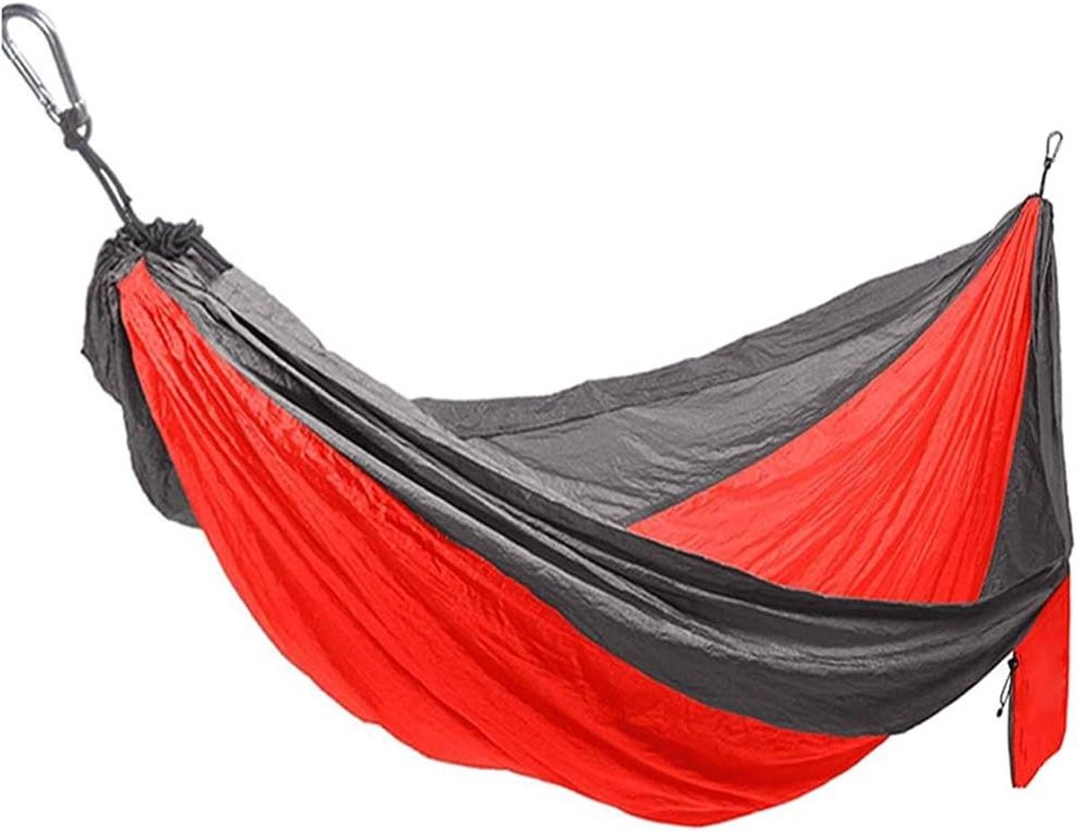 Draagbare hangmat - Kampeer hangmat - Ontspannen buiten - Lichtgewicht nylon - 10 x 10 mm - One Color