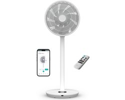 Duux Whisper Flex 2 - Smart Statiefventilator - Staande Ventilator Geruisloos - Wit