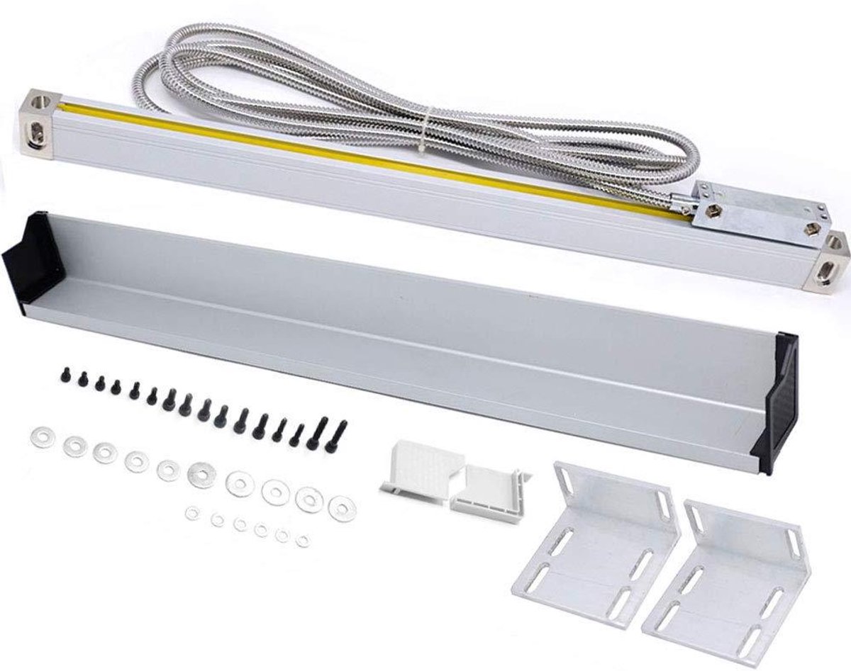 Fasttobuy Lineaal 300 mm, 50 mA elektronische liniaal voor 2/3-assen, digitaal display (effectieve slag: 300 mm)