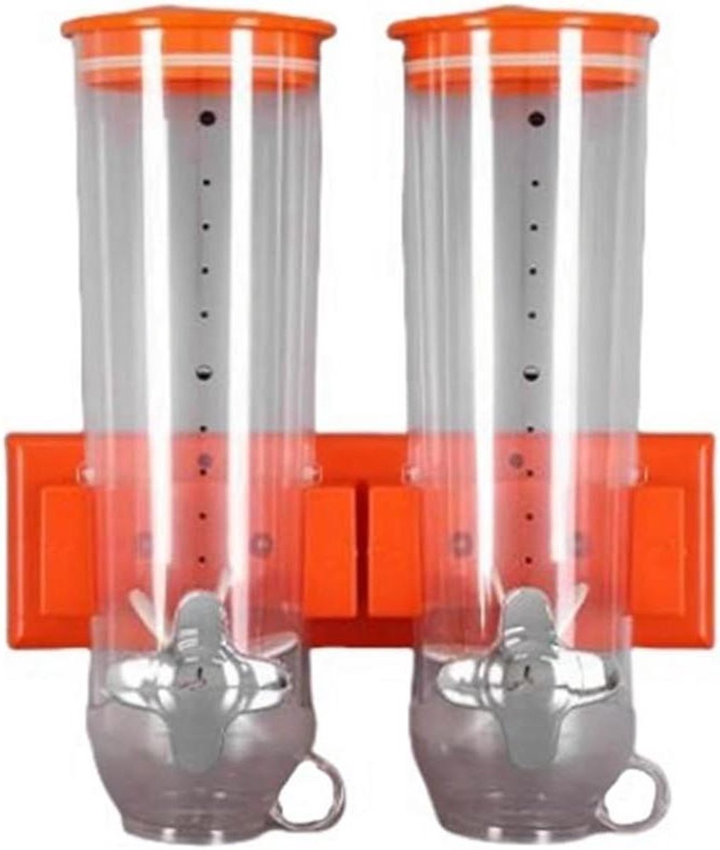 Voedsel Jar Dispenser - Granen Emmer - Keuken Opslag - Hoge Capaciteit - 1000 Gram - Wit