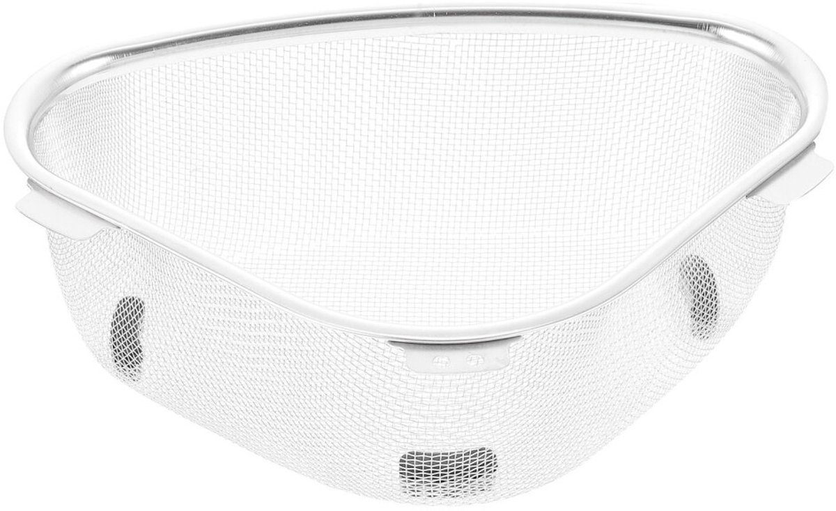 Driehoekig roestvrijstalen gootsteenfilter van 15 cm