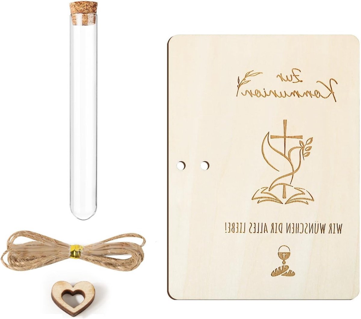 Cadeau voor geboorte en doop van een pasgeborene, set met enveloppen voor ouders en grootouders, unieke herinneringen en persoonlijke berichten