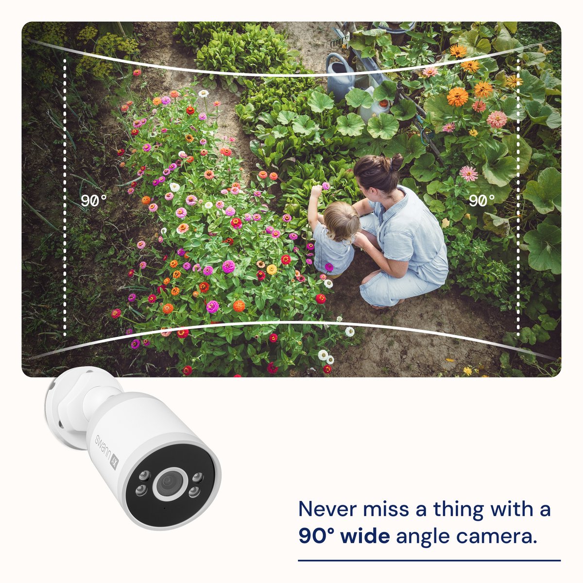 Swann AdvancedX Series - Beveiligingscamera's - 4 Camera's - cctv camerasysteem - 1TB - geen abonnementskosten - 4K Ultra HD - Spotlight Bullet IP Cameras – foto 4