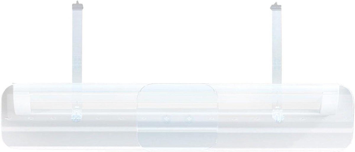 Airco Deflector - Windscherm - Comfortabel Klimaat - Verstelbaar Ontwerp - 50-102 cm - Wit