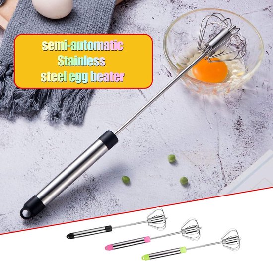 Handmixer RVS - Keuken Garde - Beslag Maken - Semi-Automatisch - 30 cm - Zilver — afbeelding 5
