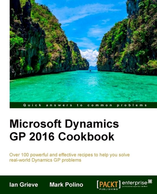 Microsoft Dynamics GP 2016 Cookbook - cover
