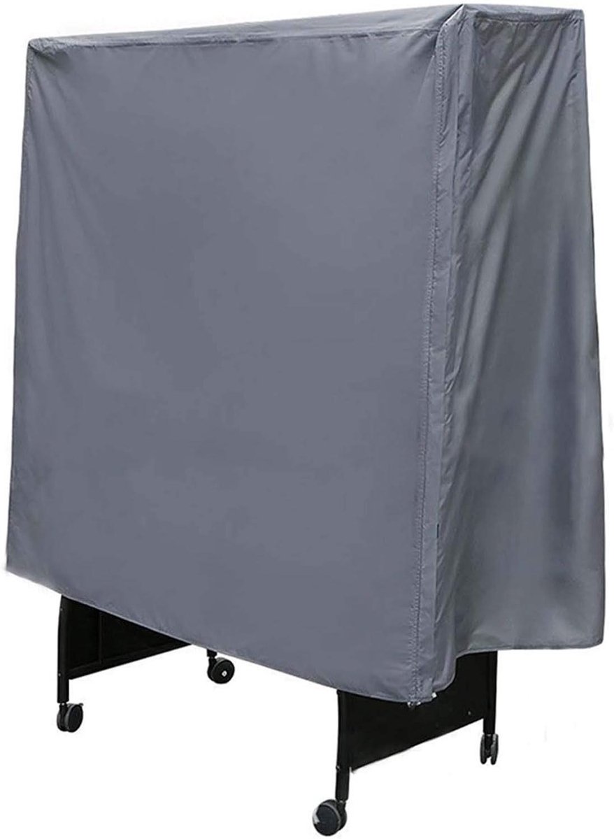 Tafeltennis Tafelhoes - Ping Pong Beschermhoes - Tafel Beschermen - Waterdicht UV-bestendig - 152 x 52 x 144 cm - Grijs